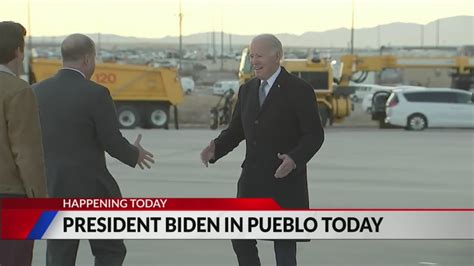 Live: Biden speaks at Pueblo wind tower manufacturer